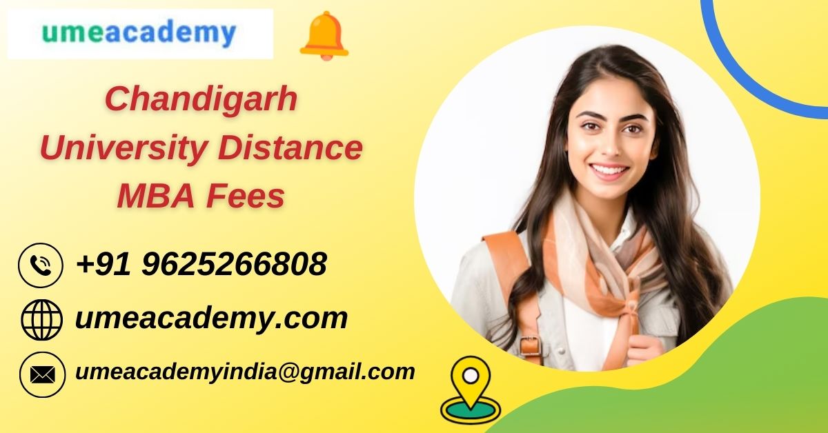 Chandigarh University Distance Mba Fees